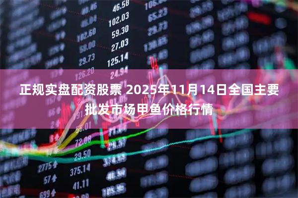 正规实盘配资股票 2025年11月14日全国主要批发市场甲鱼价格行情